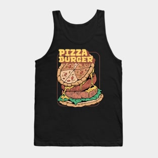 PIZZA BURGER Tank Top